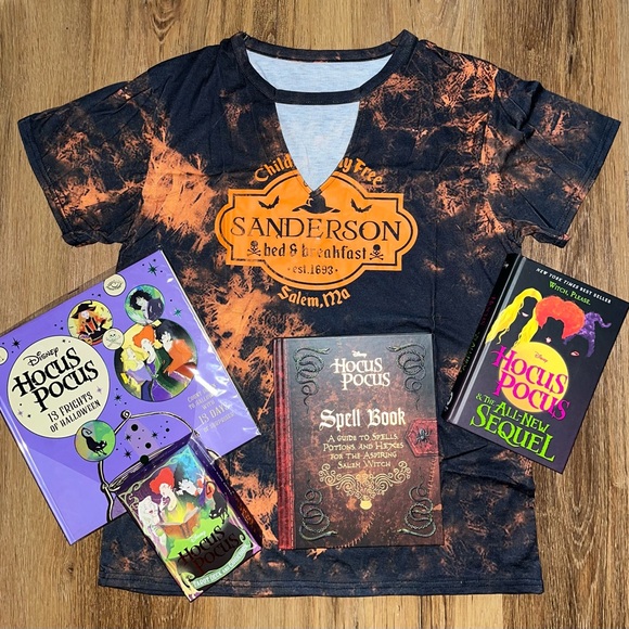 Halloween Disney Hocus Pocus Shirt Books Tarot Cards Stickers ULTIMATE BUNDLE - Picture 9 of 10